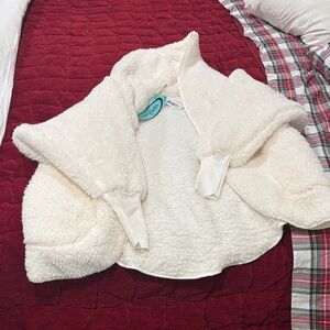 Women's Cream Teddy Jacket